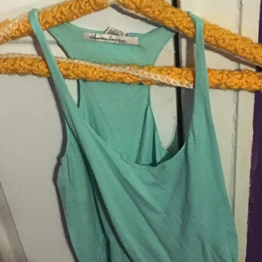 Teal tank top